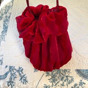 Zandra Rhodes Burnout Velvet Purse